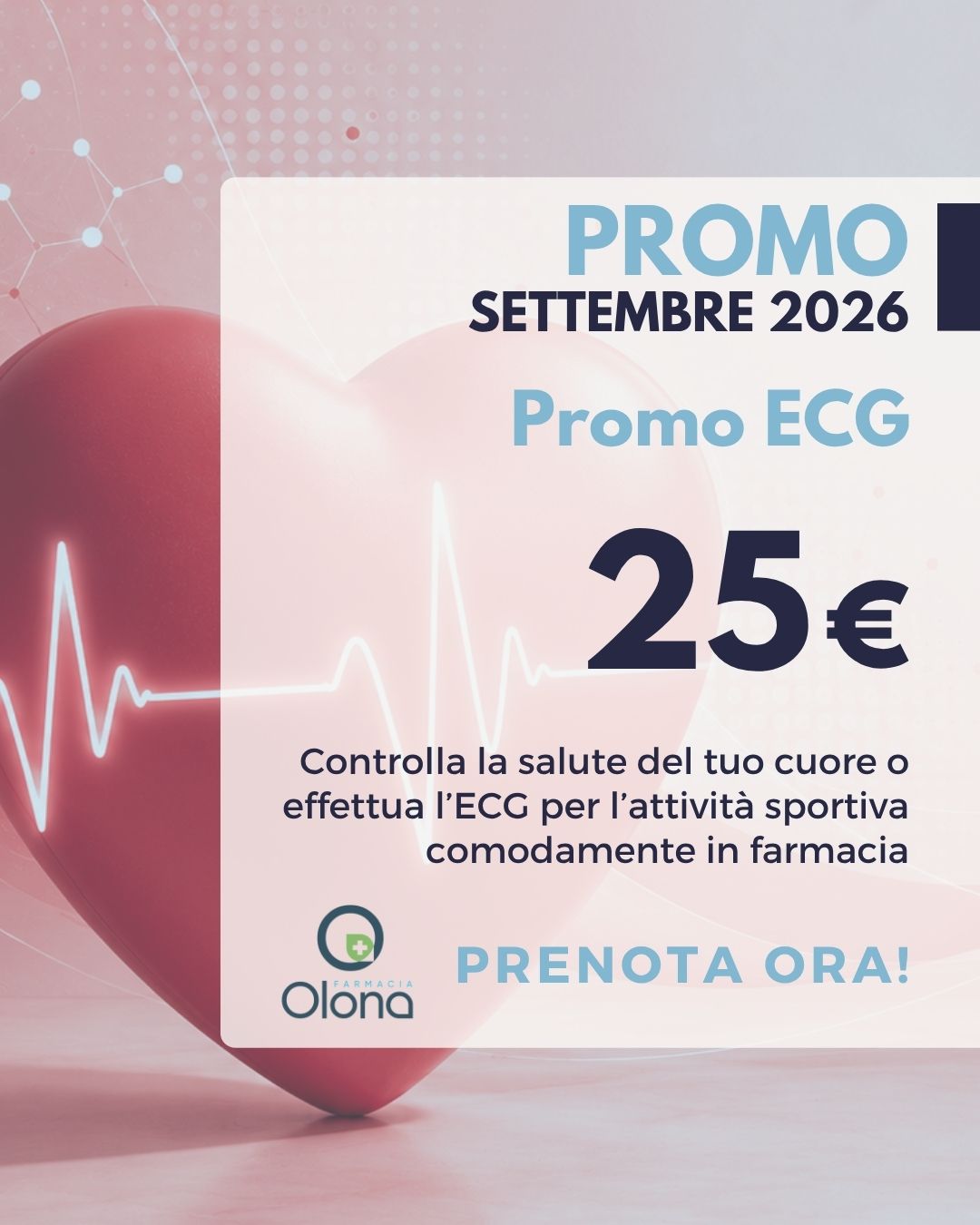 SETTEMBRE 2026 promo ECG farmacia OLONA