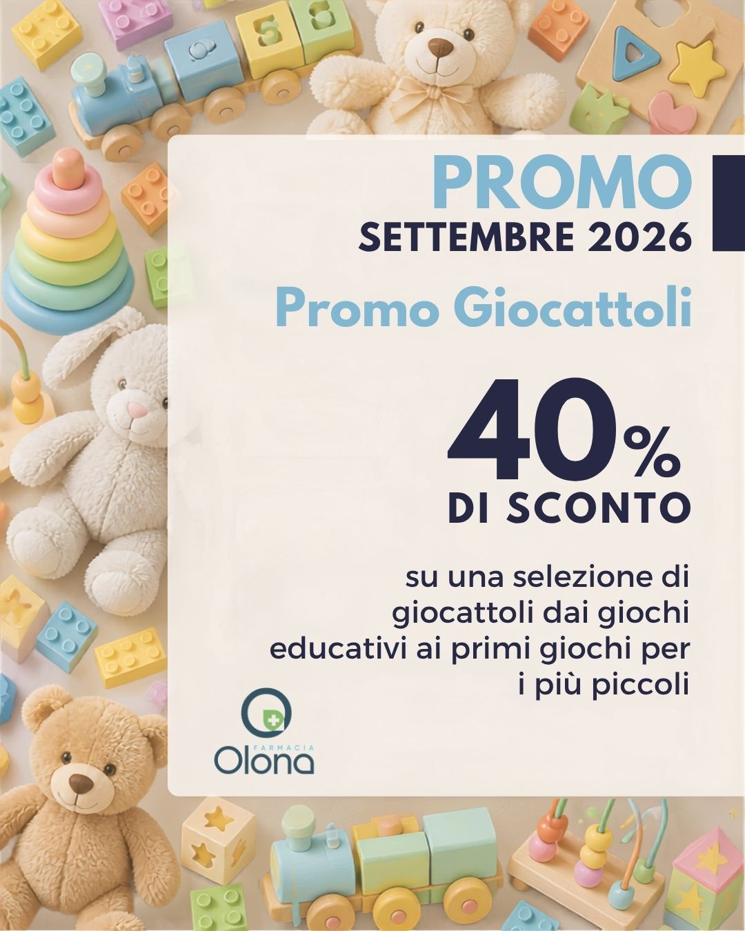 settembre 26 promo giocattoli Olona